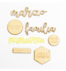 Set adornos para PL Kimidori Colors Marzo