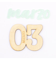Set adornos para PL Kimidori Colors mes Marzo