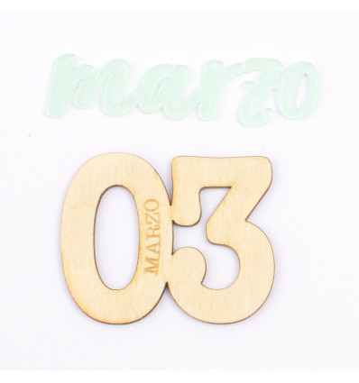 Set adornos para PL Kimidori Colors mes Marzo