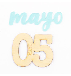 Set adornos para PL Kimidori Colors mes Mayo