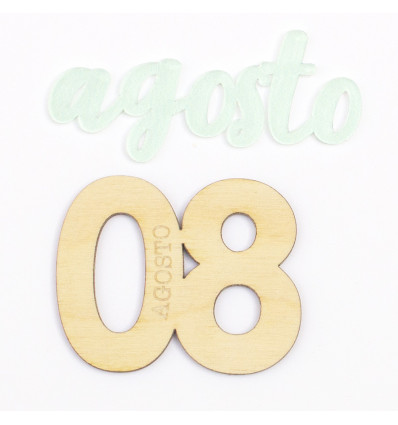 Set adornos para PL Kimidori Colors mes Agosto
