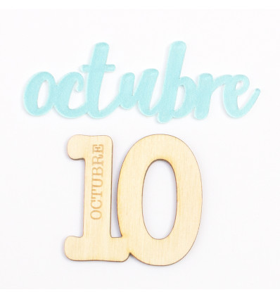 Set adornos para PL Kimidori Colors mes Octubre