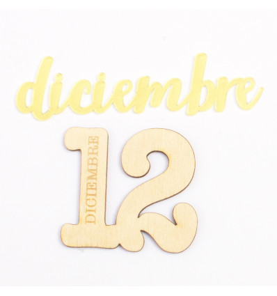 Set adornos para PL Kimidori Colors mes Diciembre