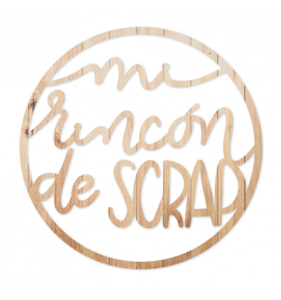 Letrero para colgar Mi Rincón de Scrap
