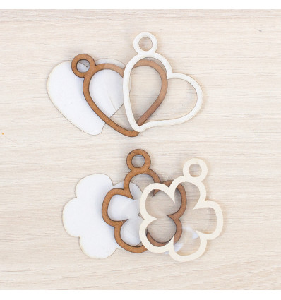 Set Mini Shakers Kimidori Colors Corazón y Flor