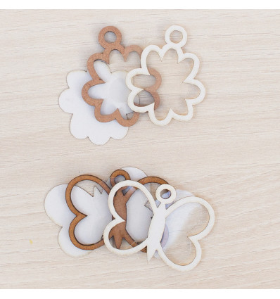 Set Mini Shakers Kimidori Colors Mariposa y Flor