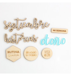 Set de adornos para PL Kimidori Colors Septiembre