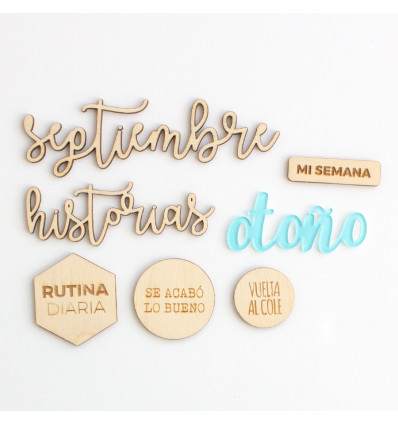 Set de adornos para PL Kimidori Colors Septiembre
