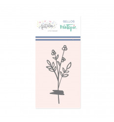 Mini sello ramita con washi 2