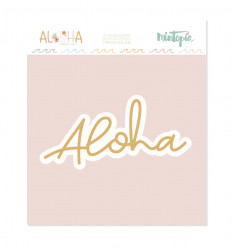 Troquel Aloha Título