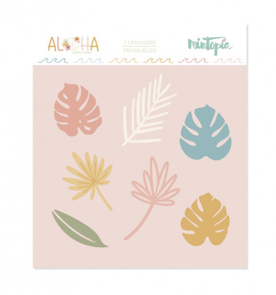 Troquel Aloha Hojas tropicales
