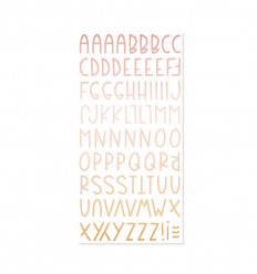 Alfabeto chipboard Aloha