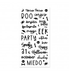 Pegatinas frases foam CHOCOLATE