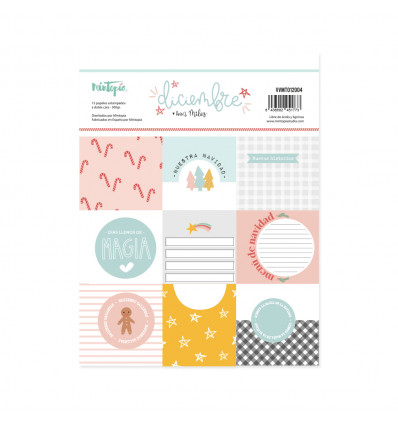 Pad de tarjetas Diciembre de Mintopía