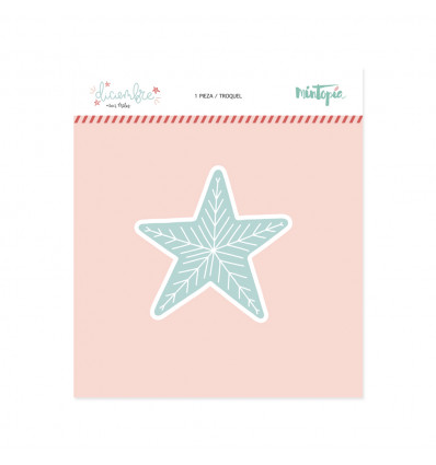 Troquel Diciembre de Mintopía Estrella decorada