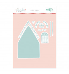Troquel Diciembre de Mintopía Casita de jengibre