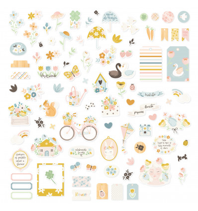 Die cuts ilustraciones Vida de Mintopia