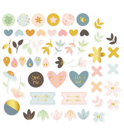 Die cuts vellum Vida de Mintopia
