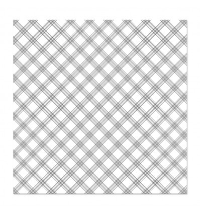 Acetato 12"x12" Rayas blancas y negras Aventura