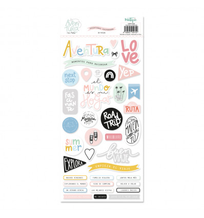 Chipboard 6x12 Aventura de Mintopia