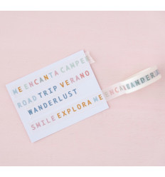 Washi Tape palabras Aventura