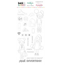 Sello Cosas de chicas Back to Basics