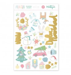 Pegatinas con foil dorado Magia (6 uds)