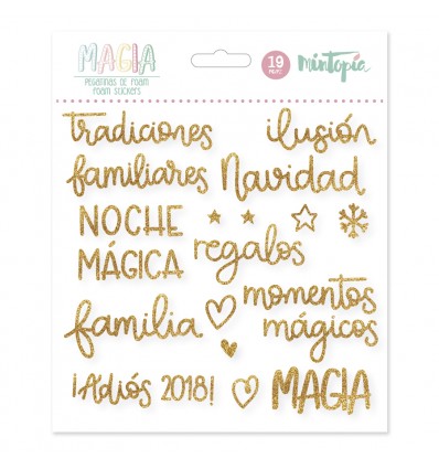 Pegatinas foam Magia (6 uds)