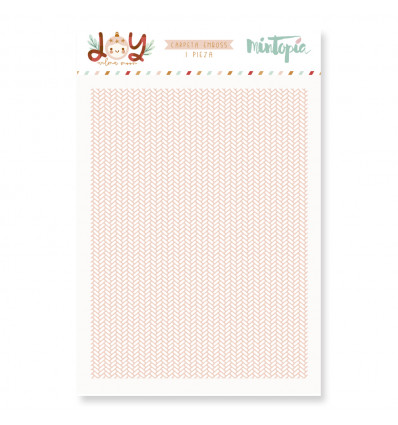 Carpeta emboss Trenzado JOY