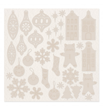 Chipboard para decorar 12"x12" JOY