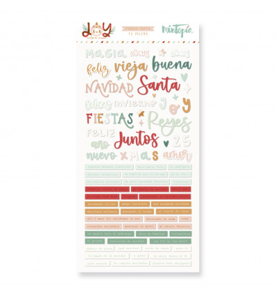 Pegatinas frases puffy JOY