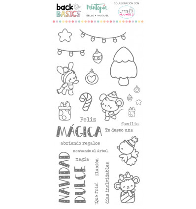 Sello Dulce Navidad Back to Basics