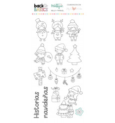 Sello Historias navideñas Back to Basics