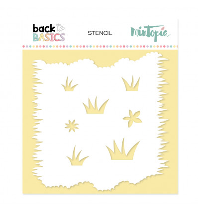 Stencil hierbas Back to Basics