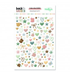 Pegatinas puffy boho Back to Basics