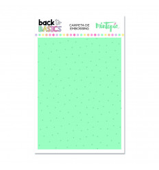 Carpeta embossing lunares Back to Basics