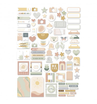 Die cuts boho Back to Basics