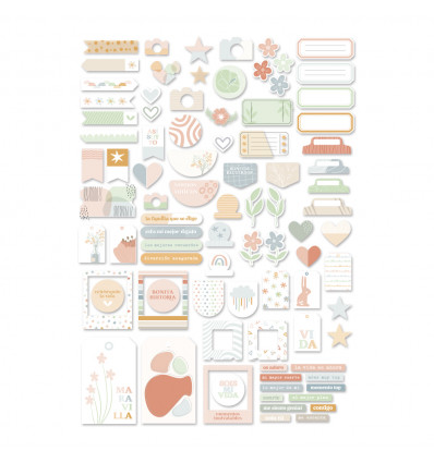 Die cuts Pastel Back to Basics