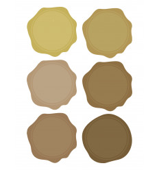 Set perlas de lacre 100 piezas GOLD Back to Basic
