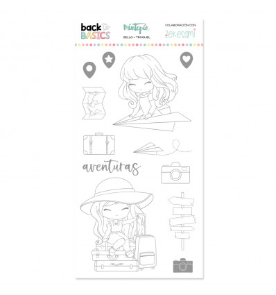 Sello Aventuras Back To Basics by Zekesami