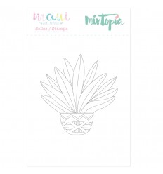 Sello Planta tropical (3 unidades)