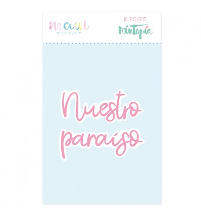 Troquel Nuestro Paraíso (3 unidades)