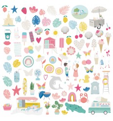 Die cuts ilustraciones Summer Stories