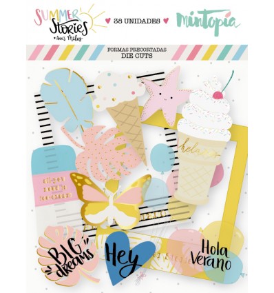 Die cuts vellum Summer Stories