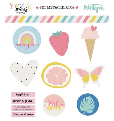 Set formas de metacrilato Summer Stories