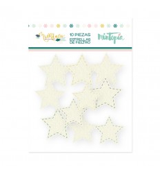 Estrellas de fieltro Muérdago