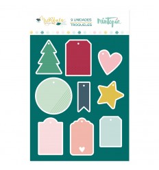 Troquel Mini Tags navideños