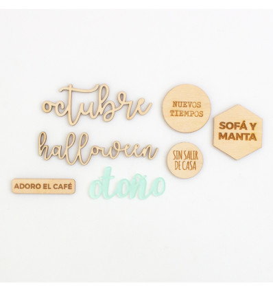 Set de adornos para PL Kimidori Colors Octubre