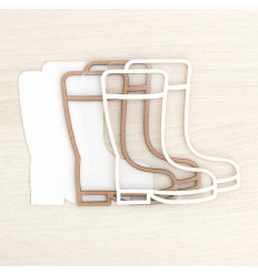 Kit mini shaker Kimidori Colors Botas de agua